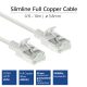 ACT CAT6A U-FTP Patchkabel 0,15m Weiß