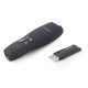 Gembird WP-L-12 Wireless Presenter Roter Laser Schwarz