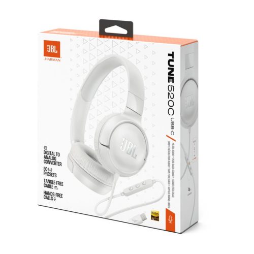 JBL Tune 520C USB-C Headset Weiß