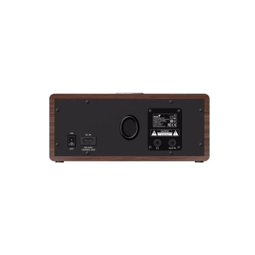 Genius SP-HF505BT Bluetooth-Lautsprecher Dunkelbraunes Holz