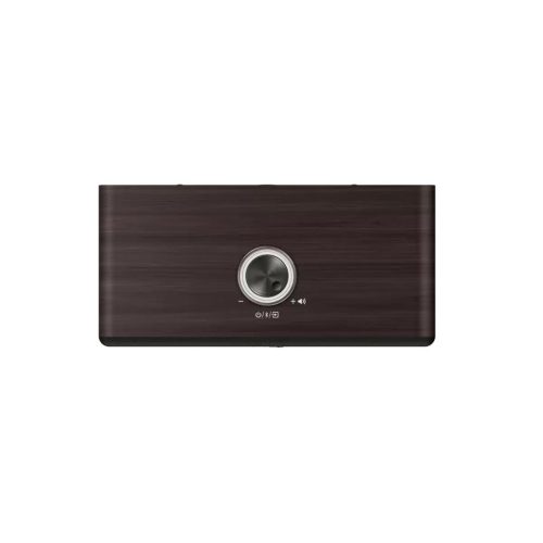 Genius SP-HF505BT Bluetooth-Lautsprecher Dunkelbraunes Holz