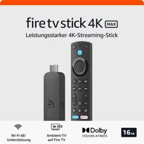 Amazon FireTV Stick 4K Smart TV Dongle Schwarz
