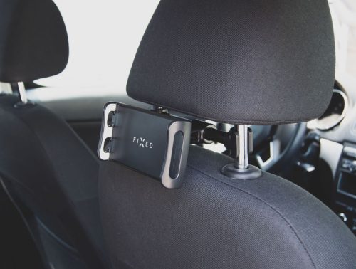 FIXED Universaler Auto-Tablet-Halter für Kopfstütze, in Schwarz