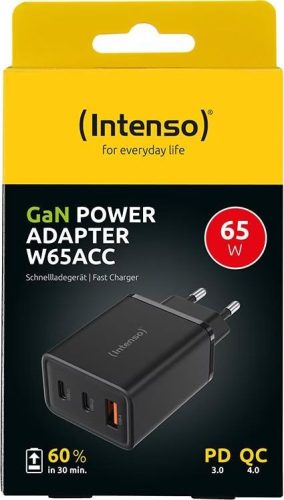 Intenso W65ACC GaN Power Adapter Schwarz