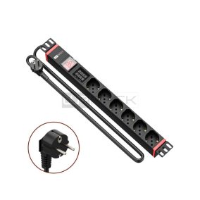   WP WPN-PDU-G03-06 19" PDU/Verteilerleiste 6x Schuko-Steckdose