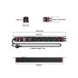   WP WPN-PDU-G03-06 19" PDU/Verteilerleiste 6x Schuko-Steckdose