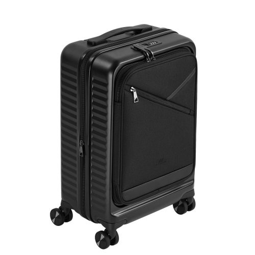 RivaCase 8180 ECO Hartschalen-Erweiterungs-Handkabinengepäck 20" Schwarz