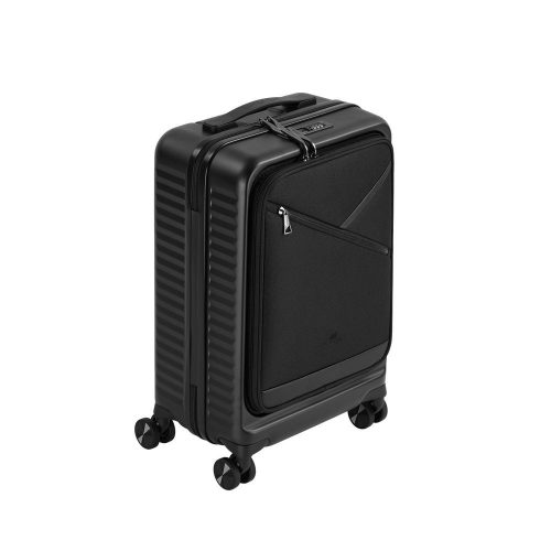 RivaCase 8181 ECO Hartschalen-Handgepäck 20 Zoll Schwarz