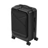 RivaCase 8181 ECO Hartschalen-Handgepäck 20 Zoll Schwarz