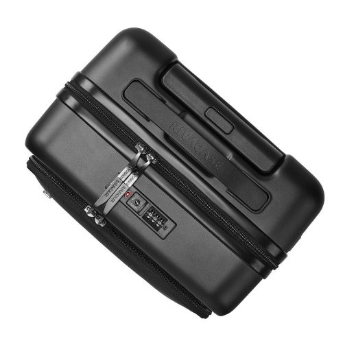 RivaCase 8181 ECO Hartschalen-Handgepäck 20 Zoll Schwarz