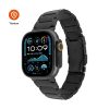 FIXED Titan Armband für Apple Watch 44/45/46/49mm Smartwatch, Schwarz