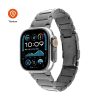 FIXED Titan Armband für Apple Watch 44/45/46/49mm Smartwatch, Naturtitan