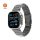FIXED Titan Armband für Apple Watch 44/45/46/49mm Smartwatch, Naturtitan