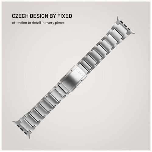 FIXED Titan Armband für Apple Watch 44/45/46/49mm Smartwatch, Naturtitan