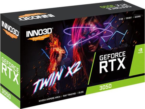 Inno3D GeForce RTX3050 6GB DDR6 Twin X2 V2