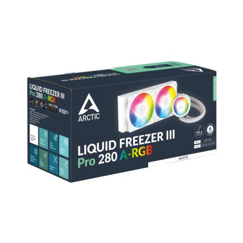 Arktische Flüssigkühlung III Pro 280 A-RGB Weiß