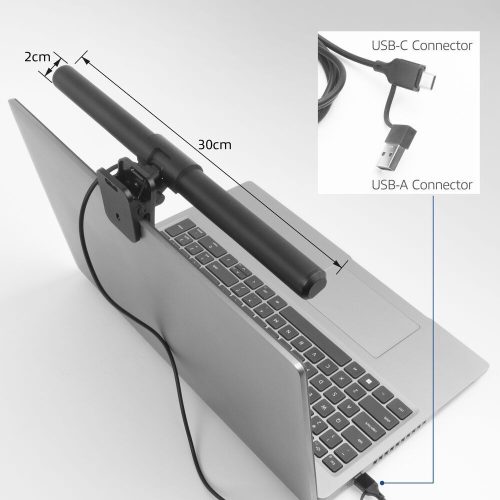 Dimmbarer Clip-On Laptop LED-Streifen