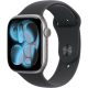 Apple Watch S11 GPS 42mm Space Grey Aluminium Case mit schwarzem Sportband M/L