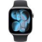   Apple Watch S11 GPS 42mm Space Grey Aluminium Case mit schwarzem Sportband M/L