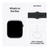 Apple Watch S11 GPS 42mm Space Grey Aluminium Case mit schwarzem Sportband M/L