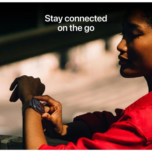 Apple Watch S11 GPS 42mm Space Grey Aluminium Case mit schwarzem Sportband M/L