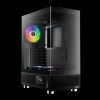 Gamdias Atlas E1 ARGB gehärtetes Glas Schwarz