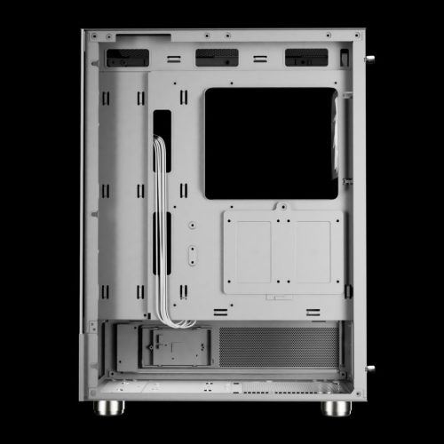 Gamdias Atlas E1 ARGB gehärtetes Glas Weiß