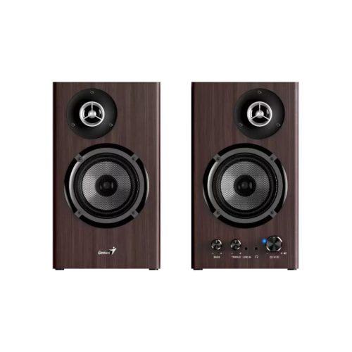 Genius SP-HF1812BT Bluetooth-Lautsprecher Dunkelbraun