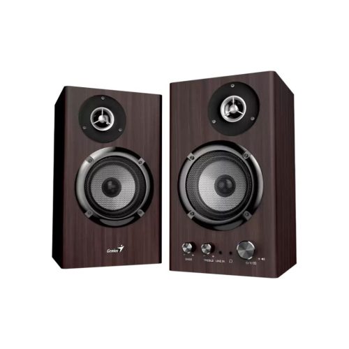 Genius SP-HF1812BT Bluetooth-Lautsprecher Dunkelbraun