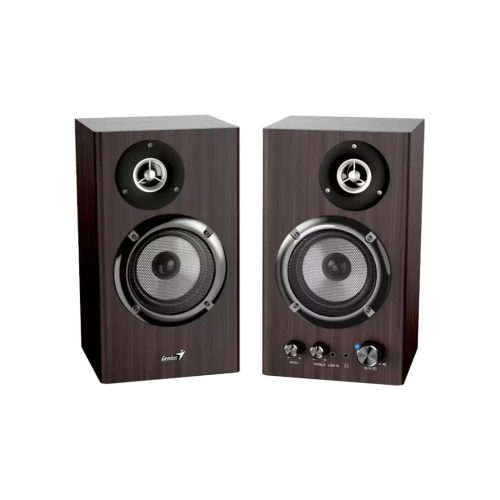 Genius SP-HF1812BT Bluetooth-Lautsprecher Dunkelbraun