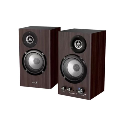 Genius SP-HF1812BT Bluetooth-Lautsprecher Dunkelbraun