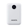 A-Data C100 Digitalanzeige 10000mAh PowerBank Weiß