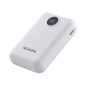A-Data C100 Digitalanzeige 10000mAh PowerBank Weiß
