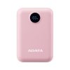 A-Data C100 Digitalanzeige 10000mAh PowerBank Pink