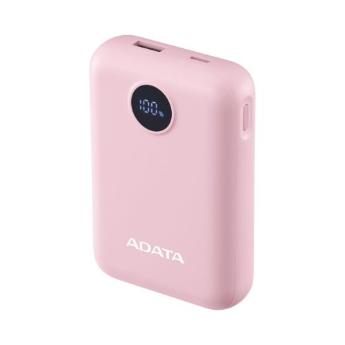 A-Data C100 Digitalanzeige 10000mAh PowerBank Pink