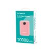 A-Data C100 Digitalanzeige 10000mAh PowerBank Pink