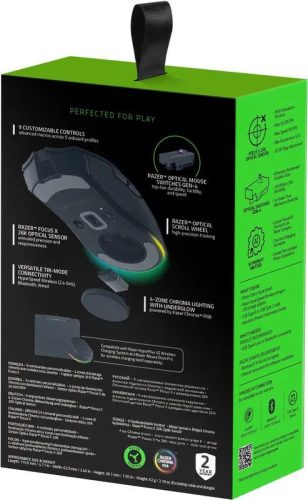 Razer Cobra HyperSpeed kabellose Gaming-Maus Schwarz