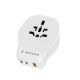 Gembird Universal travel power adapter 20W White