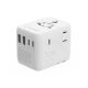 Gembird Universal travel power adapter 70W White