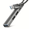 AXAGON HUE-STA ALU STRIP USB-A 4-Port-Hub