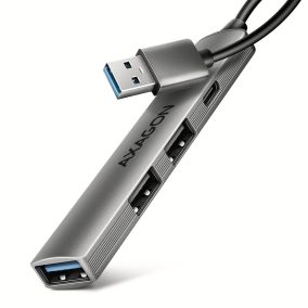 AXAGON HUE-STA ALU STRIP USB-A 4-Port-Hub