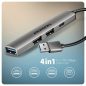 AXAGON HUE-STA ALU STRIP USB-A 4-Port-Hub