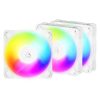 Arctic P12 Pro Rückwärts A-RGB Weiß (3er Pack)