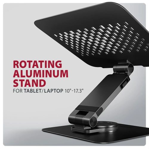 AXAGON STND-LRB Ständer mit 360° Rotation für Laptops und Tablets Schwarz