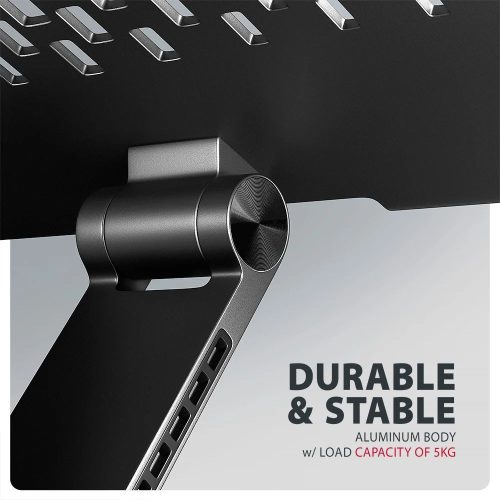 AXAGON STND-LRB Ständer mit 360° Rotation für Laptops und Tablets Schwarz