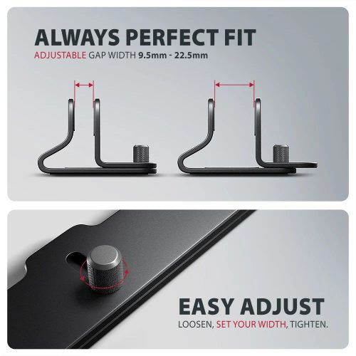 AXAGON STND-VB vertical stand for laptops and tablets Black