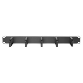   Digitus DN-97602 Cable routing panel with cable routing brackets for 483 mm (19") cabinets 1U Black