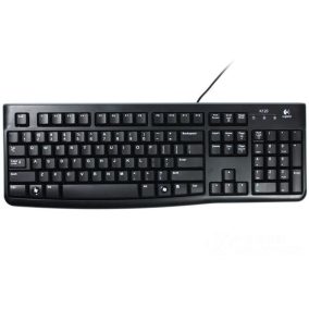 Logitech K120 Tastatur Schwarz DE