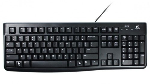 Logitech K120 Tastatur Schwarz DE