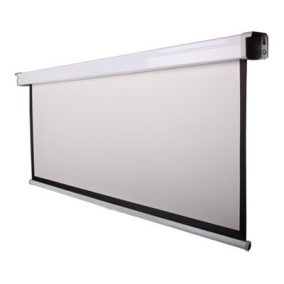   Funscreen Matt White Rollo 144x180 cm Format 4:3 fehér acél tokkal